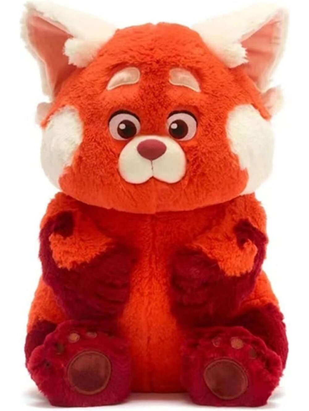 Cozy Red Plush Panda Toy - Soft Stuffed Animal Pillow for Kids & Birthdays